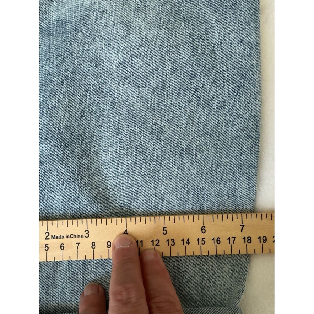 Lane Bryant Signature Fit High Rise Girlfriend Crop Jeans Acid Wash Size 22 - Picture 10 of 14